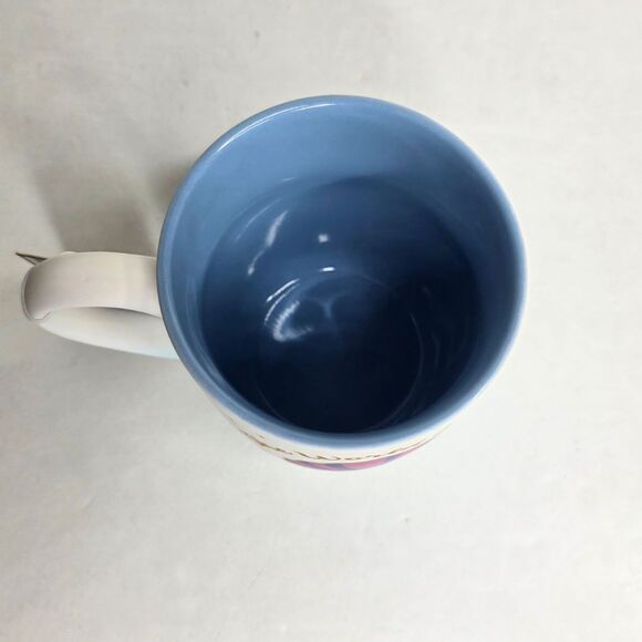 Luna & Sage The World Is My Oyster Sea Shore Shell Blue Summer Beach Mug - NEW - Picture 5 of 6